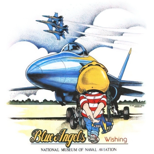 Blue Angels T-shirt Art